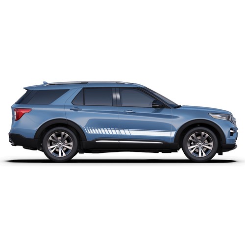 Lower rocker side stripes graphics decals compatible with Ford Explorer - Bild 8 von 15