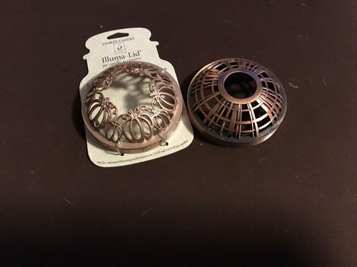 Yankee Candle Illuma Lids for Jar Candle, 2 pieces, bronze color - Picture 1 of 4
