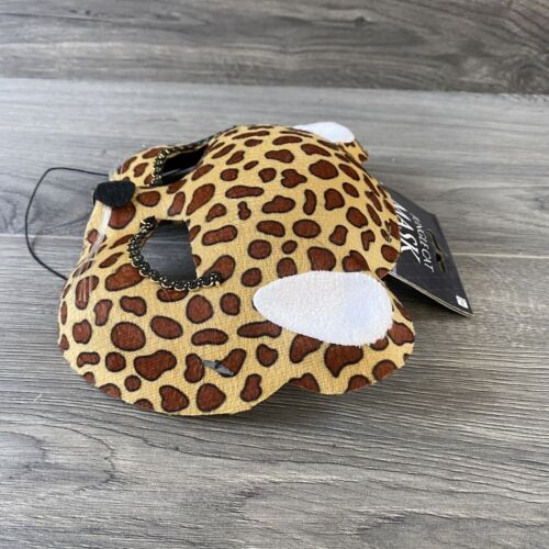 Jungle Cat Eye Mask Halloween Cosplay Costume Masquerade Dress Up - Picture 2 of 11
