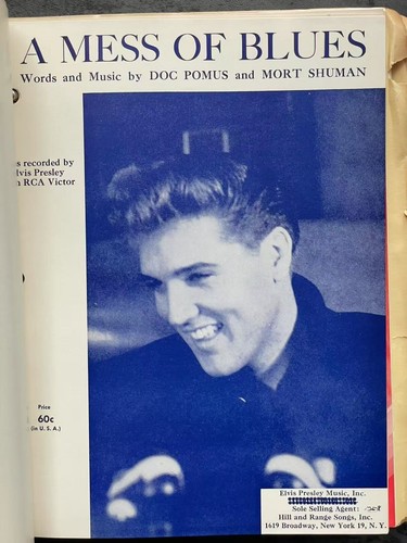 RARE 20s-50s Hill & Range Songs Sheet Music Book 179 Songs, Elvis Presley & More - Picture 10 of 14