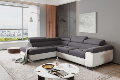 Ecksofa ANTONIA L-form Schlafsofa Original Links Rechts Couch Bettkasten - Bild 11 von 41