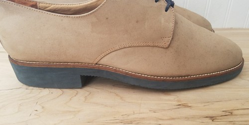 CERTO Beverly Hills Suede Bucks preppy hip Light brown frat style dress US 12 - Picture 5 of 7