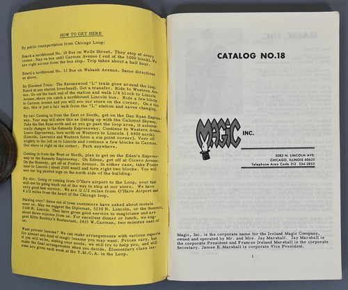 2 libros: ¡NO MIRES AHORA! Smart Slant On Misdirection & MAGIC, INC. Catálogo n.o 18 - Imagen 6 de 12