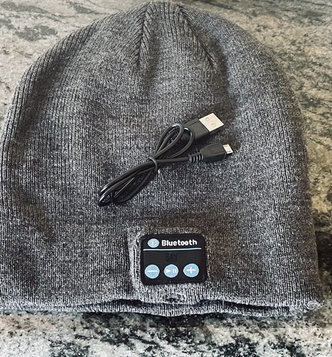 Winter Bluetooth Beenie Wireless Music Hat. Charging Cable & Instruction Manual - Picture 4 of 18