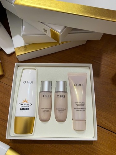 O HUI Day Shield Perfect Sun Black Special Set 4 Items SPF50+ PA++++ K-Beauty - Picture 7 of 8