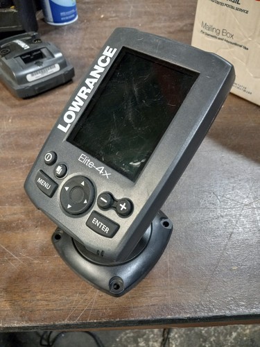 LOWRANCE Elite-4x FishFinder-Unit STAND - NO POWER CORD - Picture 5 of 6