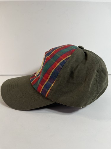 BSA Boy Scout Weblos Cub Hat Boys Olive And Red Plaid Hat Med/Lrg EUC! - Picture 2 of 6