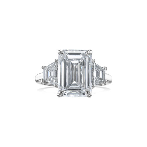 Diamond Ring VVS2 E 4.75 Ctw Lab-created 18k White Gold IGI Certified Best Price - Picture 24 of 38
