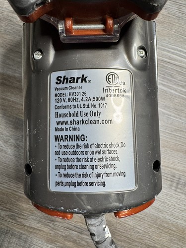 Shark Rocket HV301 HV302 HV305 Stick Vacuum MAIN MOTOR BODY PART. - Picture 2 of 7