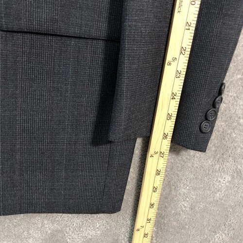 Vintage Cricketeer Sport Coat Gray Blazer Suit Jacket 48L Wool Calendar Cloth - Picture 5 of 14