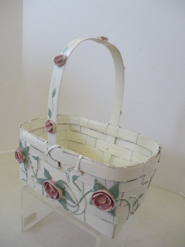 WEDDING FLOWER GIRL BASKETS VINTAGE VICTORIAN STYLE SET OF 3 - Picture 18 of 20