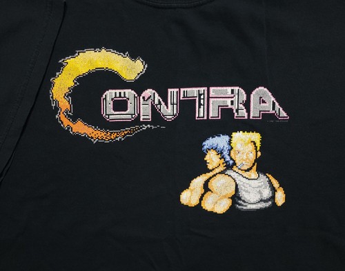 Vintage 2000s Contra Konami Video Game XL Shirt