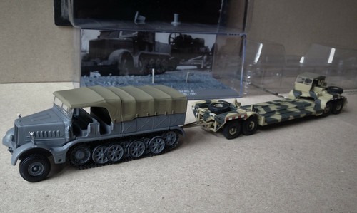 IXO 1/72 CONVOI MILITAIRE FAMO 18t SdKfz 9+ REMORQUE porte char SdAh 116 WWII ! - Photo 1/12