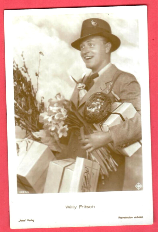 WILLY FRITSCH # 4885/3 EASTER VINTAGE PHOTO PC. PUBLISHER GERMANY 2483
