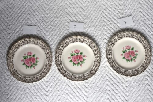 Sebring Pottery China Bouquet Gold Filigree Bread/Salad/Dinner/Platter Select - Picture 13 of 28