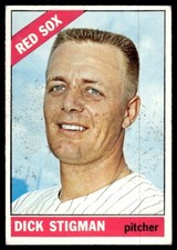 1966 Topps Dick Stigman  VG/EX-EX (B) Boston Red Sox #512