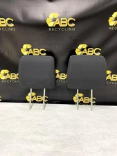 2009 Dodge Journey Front Left & Right Headrest Set Pair Dark Slate Gray OEM