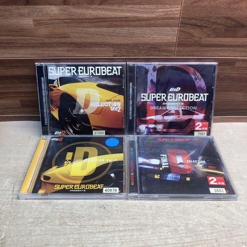 Initial D initial d CD 4 piece set Anime Comic Car Race Fujiwara Tofu Store - Picture 3 of 4