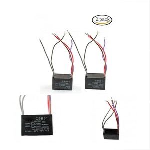 Podoy 5 Wire Ceiling Fan Capacitor For Bm Cbb61 250vac 4 5uf