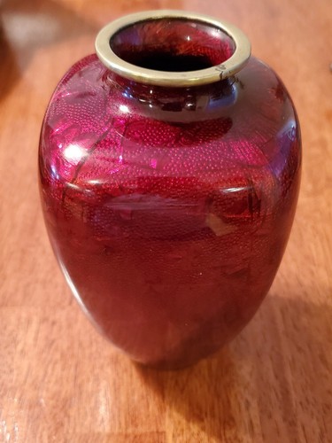 Antique Japanese Ginbari Cloisonne Vase - Picture 3 of 9