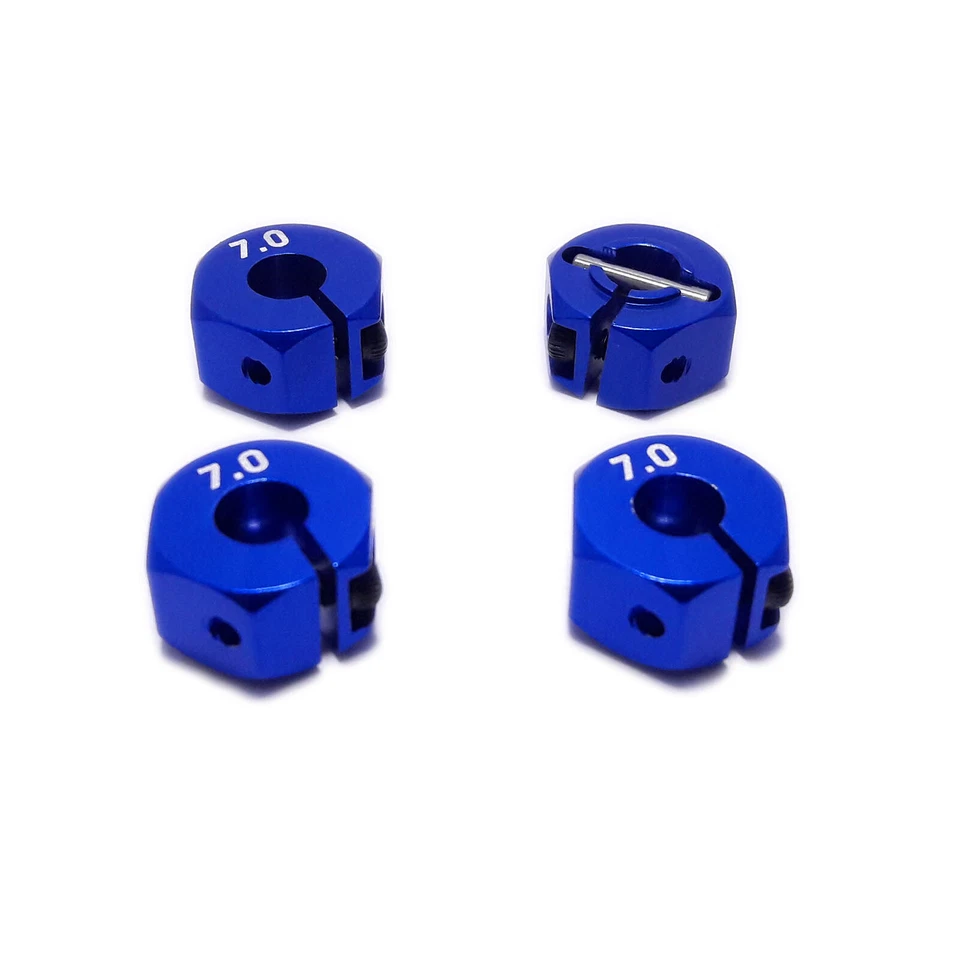 Hexagones Hex de Roues 5/6/7mm 12mm 1/10 Aluminium  Tamiya tt-01 tt-02 HPI Drift - Photo 3/4