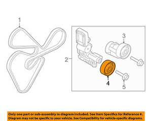 Hyundai Oem 06 10 Sonata Polea Polea 2528725010 Ebay
