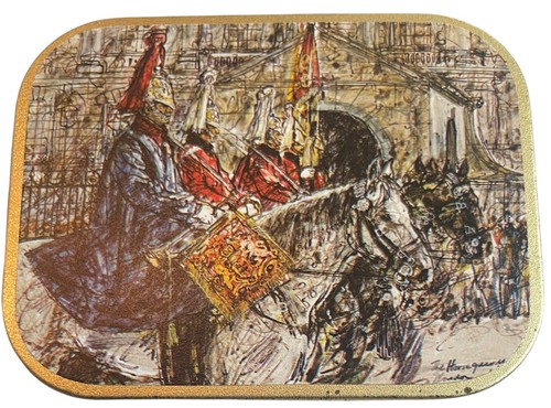 Vintage Set Of 5 Vistaprint LONDON Scenes Cork Backed Coasters Made in England - Picture 7 of 11