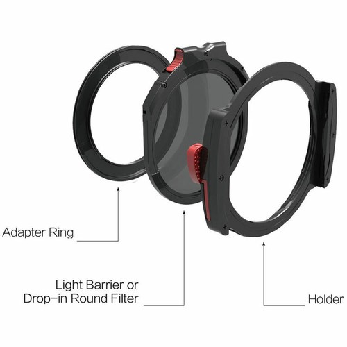 Haida 100mm M10 Filter Holder Kit with 82mm Adapter Ring & drop-in CPL Polarizer - Picture 2 of 7
