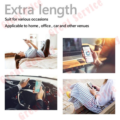 Type C Cord USB C 3A Cable FAST Charging Cable For Samsung Galaxy Huawei 3-6 ft - Picture 12 of 15