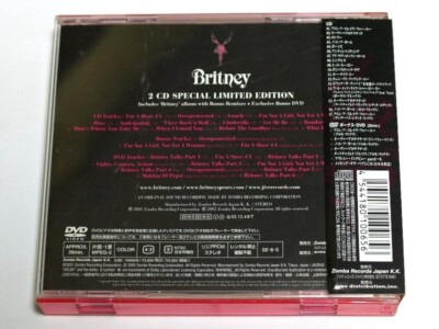 「Britney 」2枚組 Britney Spears 2-DISC CD +DVD(REGION2) SPECIAL LIMITED