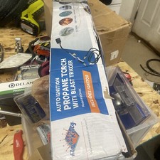 340,000 BTU Propane Torch Self Igniting with Turbo Blast Trigger and Flow Valve