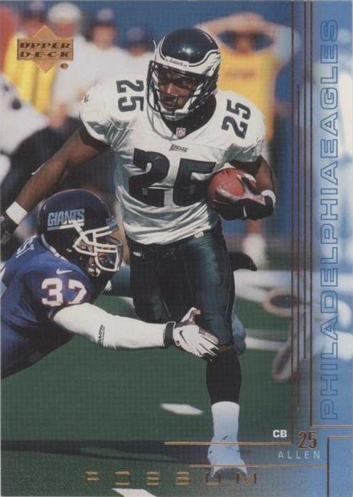 2000 Upper Deck Allen Rossum #158 - 1 of 2