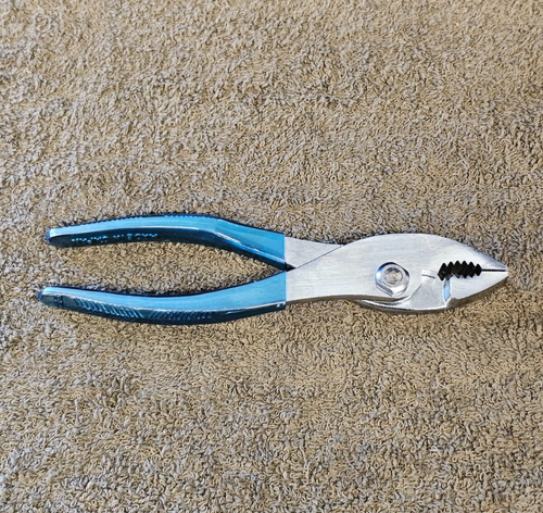Klein Tools 511-6 6.5" Slip Joint Pliers Adjustable Blue Handle - Picture 8 of 11