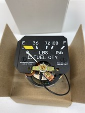 NEW Rochester  14 vdc  Fuel Qty left hand, Dial P/N 5-2148, PN 6246-00591 Mooney