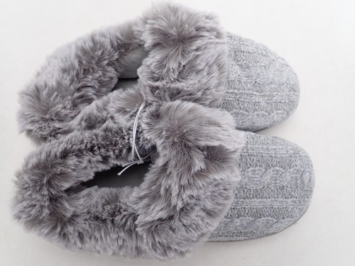 Lordfon Damen Hausschuhe Memory Foam Gr. 7/8 & 9/10 grau - Bild 5 von 7