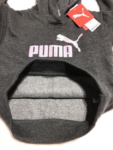 Puma Youth Kids Girls' Size 4 Fleece Lined Hooded Sweatshirt Hoodie MSRP $36.00 - Picture 10 of 11
