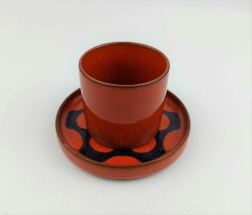 Vintage Keramik CERACRON MELITTA GERMANY Tasse und Teller - Bild 3 von 13