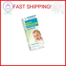 MYLICON Infants Gas Relief Drops for Infants and Babies, Dye Free Formula, 1 Flu