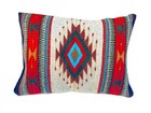 Zapotec Oaxacan 14"x19" Hand Woven Western Geometric Tapestry Cojin Pillow Case