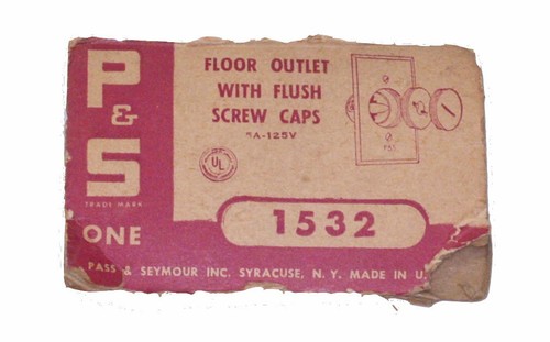 Vintage 50s Custom XLR Female Outlet PASS and SEYMOUR made from No.1532 brass - Picture 9 of 9