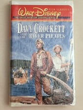 Vintage Disney Davy Crockett and the River Pirates VHS New & Sealed