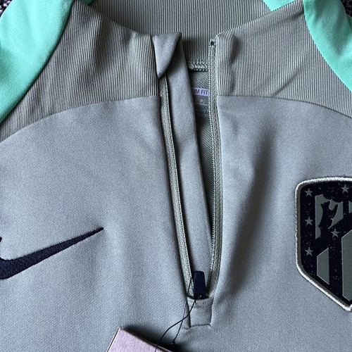 2023-2024 Atletico Madrid Drill Top (Oil Green) Small Slim Fit - Picture 11 of 11