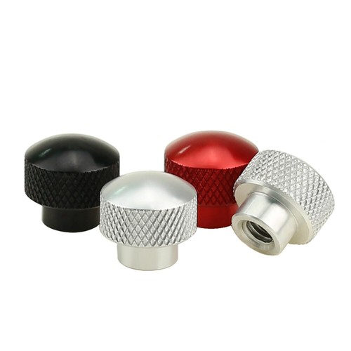 M3 M4 M5 M6 Aluminium Alloy Dome Knurled Thumb Nuts Hand Grip Knobs Blind Hole - Picture 6 of 19