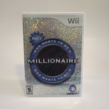 Who Wants to Be a Millionaire (Nintendo Wii, 2010) With Manual - Tested