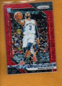 Jevon Carter 2018-19 Panini Prizm Rookie Prizms Fast Break Red RC #76 /125