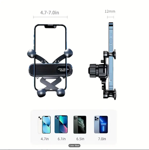 Car Phone Holder Mount Vent Gravity System 360° Rotation For iPhone 15 Samsung - Picture 8 of 12