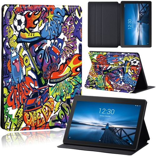 Colourful PU Leather Stand Cover Case For Lenovo M7/M8 3rd 4th/M9 Tablet +Pen - Picture 26 of 33