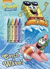Catch a Wave! (Spongebob Squarepants) [With 4 Chunky] by Golden Books