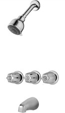 PFISTER LG01-3120 5 Hole Tub And Shw,01 Series Chrom,Three Handle, Polished