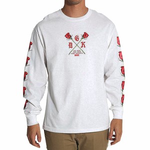 camiseta blanca manga larga